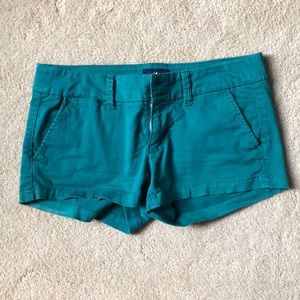 Green shorts